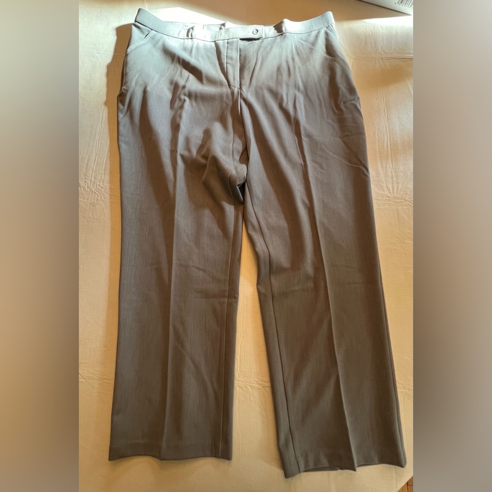 Women’s Investments II Madison Ave 22W Short Grey Toruser pants NWT
